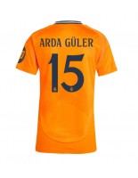 Real Madrid Arda Guler #15 Vieraspaita Naisten 2024-25 Lyhythihainen